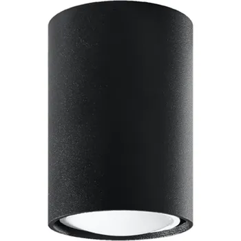 Stropní svítidlo černé moderní kovové Lagos 10 do obýváku kuchyně ložnice Sollux