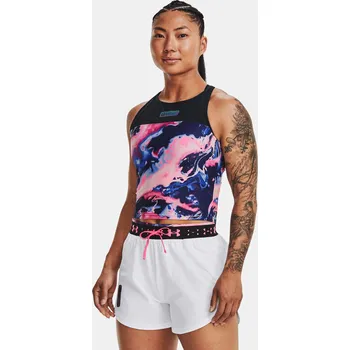 Dámské tílko Under Armour UA RUN ANYWHERE CROP TANK 1374863-001 Černá LG