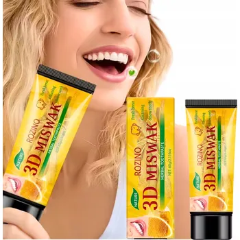 zubní pasta Přírodní bylinná zubní pasta Miswak s bělícím účinkem, arabská, svěží, 60 g