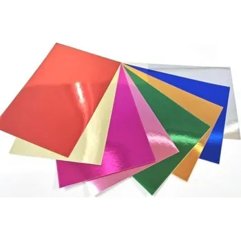 Papír BAREVNÝ KARTON PET A4 8 LISTŮ NA VYSTŘIHOVÁNÍ