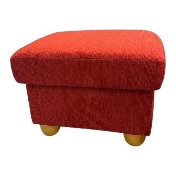 Sedací souprava Červený taburet Luigi II 62 x 45 x 50 100% polyester, masiv borovice