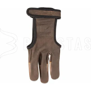 Chránič prstu Střelecká rukavice Buck Trail kožená Cordovan vel. L