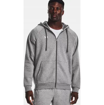 Pánská mikina Pánská mikina Under Armour Rival Fleece FZ Hoodie šedá 1379767 025 S