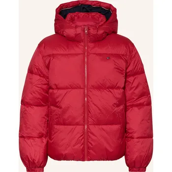 Dámská bunda Tommy Hilfiger Dívčí Prošívaná Bunda S Odnímatelnou Kapucí,...