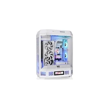 PC skříň THERMAL TAKE Case The Tower 600, ATX, Průhledná bočnice, 2x 140mm Fan, bílá