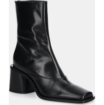 Dámské kozačky Kožené kotníkové boty Kenzo Kimi Ankle Boots FF62BT120L66.99 černá 99X, EUR 41