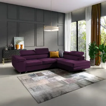 Sedací souprava Eka Rohová sedačka URUS, 271 cm Roh pohovky: Pravý, Barva látky: KRONOS 03