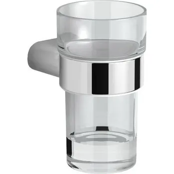 Držák na kartáček CONCEPT 200 STYLE nástěnný pohárek, sklo, chrom