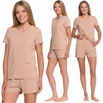 Dámské pyžamo Dámské pyžamo s krátkým rukávem a bavlněnými šortkami MORAJ S