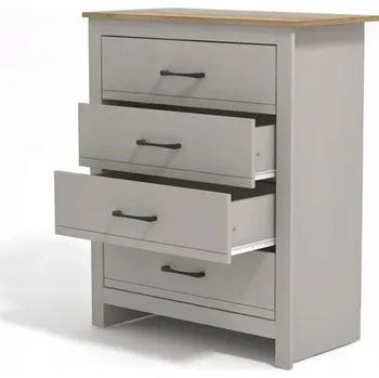 Komoda Komoda Galano 79 x 39,5 x 95 cm, šedá matná