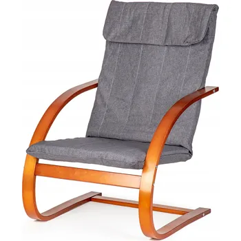 Křeslo Houpací křeslo ModernHome šedé