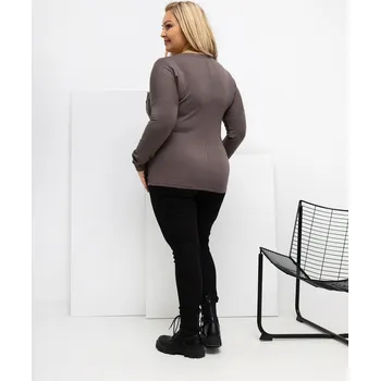 Dámská halenka Halenka RV BZ A 161.63 hnědá jedna velikost