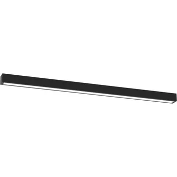 Podlouhlé černé Stropní svítidlo LUNGO 1xT8 18W LED MLP8910 Milagro