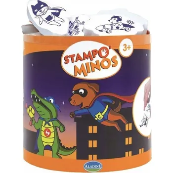 Dětské razítko Razítka Aladine se zvířátky a superhrdiny, 12 kusů