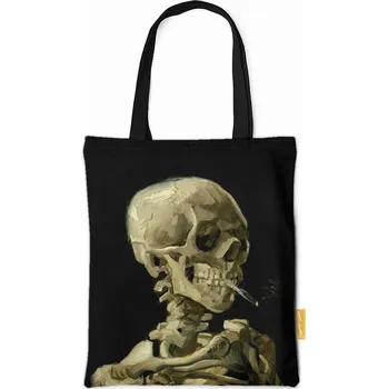 Taška přes rameno Lebka s hořící cigaretou Vincenta Van Gogha