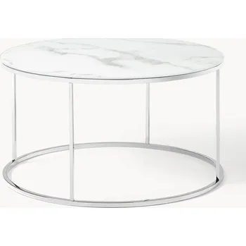 Konferenční stolek Konferenční stolek West.. Antigua kulatý Ø 78 cm bílý