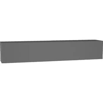 Televizní stolek ZÁVĚSNÁ SKŘÍŇKA POD TV ŠEDÁ GRAFIT MDF DVEŘE 160cm POINT TYPE-50 Meble-Craft