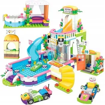 ostatní stavebnice Párty u bazénu od Cityfti Friends 767 stavebních Stavebnice