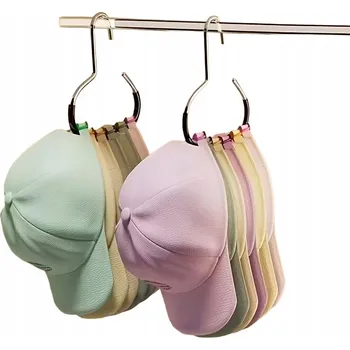 Věšák Organizér Věšák na Čepice Kšiltovky Kovový Černý