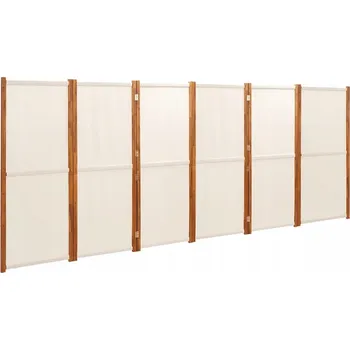 Paraván Paraván krémový 420 x 180 cm