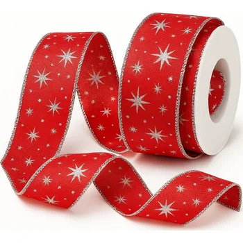 Vánoční dekorace STUHA PÁSKA OZDOBNÁ DEKORACE VÁNOČNÍ DEKORACE