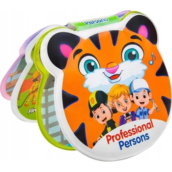 Hračka pro nejmenší BL MĚKKÁ EDUKAČNÍ KNIŽKA SE PÍSKÁTKEM - PROFESE