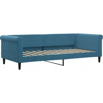 Pohovka Modrá rozkládací pohovka 2v1 s funkcí spaní, rozměry: 229 x 100 x 68 cm