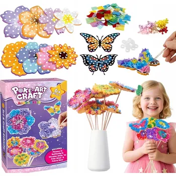 kreativní sada Kreativní sada pro tvoření – Kytičky, kytice v váze pro holčičku