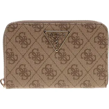 Peněženka Guess peněženka eko kůže béžová - dámská