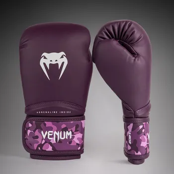 Boxerské rukavice Dámské boxerské rukavice Venum Iris - Plum/pink Velikost: 12oz