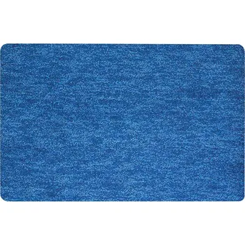 Sada koupelnových doplňků Spirella koupelnová předložka GOBI, modrá, mikrovlákno, protiskluzová, 60 x 90 cm
