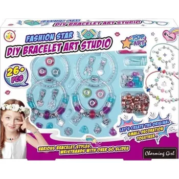 kreativní sada Sada na výrobu náramků s přívěsky pro kutily