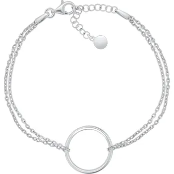 Módní doplněk Brilio Silver Stylový dvojitý náramek ze stříbra BRC97W + 2 měsíce na vrácení zboží