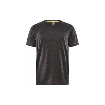 Pánské tričko CRAFT ADV HiT SS Structure M černá 1912457-999000 S; Černá triko