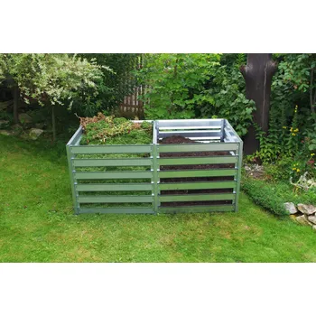 Kompostér LIMES Rozšiřovací modul kompostéru K 170-R kovový 131 x 131 x 100 cm 1716 l