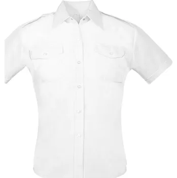 Dámská halenka Košile pilotka dámská Z0624 - krátký rukáv Velikost: 3XL (50/52)