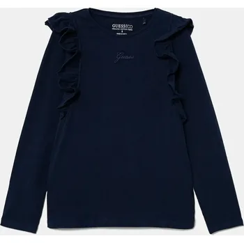 Dívčí tričko Dětské tričko s dlouhým rukávem Guess J5YI28.K6YW4.9BYA námořnická modř 59X, vel. 167