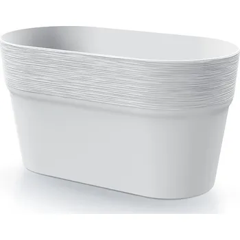 Bílý plast Květináč Prosperplast 15 cm x 27 x 14,8 cm