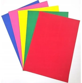 Papír FLOKOVANÝ PAPÍR A4 5 LISTŮ NA VYSTŘIHOVÁNKY