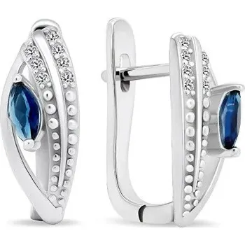 Náušnice Brilio Stříbrné Oslnivé stříbrné náušnice se zirkony EA547W