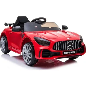 Dětské elektrovozidlo AUTO NA AKUMULÁTOR MERCEDES GTR ČERVENÝ S DÁLKOVÝM OVLÁDÁNÍM 12V PRO DĚTI