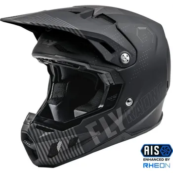 Helma na motorku přilba FORMULA CC PRIMARY, FLY RACING (černá matná/šedá)