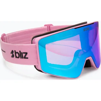 Lyžařské brýle Bliz G001S matte pink/neon violet/blue multi