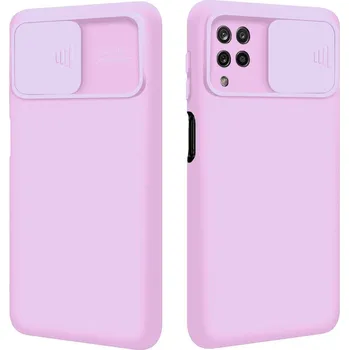 Pouzdro na mobilní telefon Pouzdro Techsuit pro Samsung Galaxy A22 5G fialové