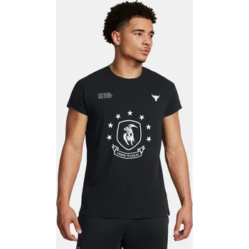 Pánské tričko Under Armour Pánské tričko UA Pjt Rck Evolve Cap Slv 1386893-001 Černá SM