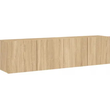 Televizní stolek TV stolek dub sonoma 80x30x41 cm - 2 ks