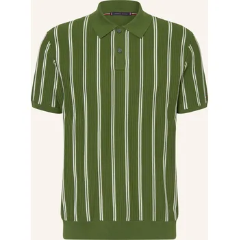 Pánská košile Tommy Hilfiger Pánské Pletené Polo Tričko, tmavě zelená /...