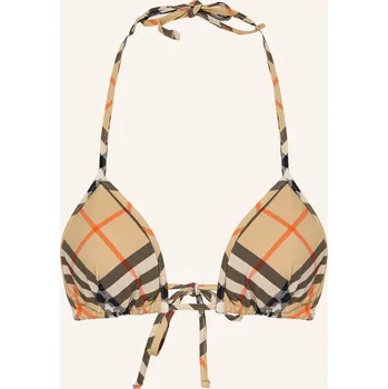 Podprsenka Burberry Dámské Trojúhelníkové Bikiny, béžová / oranžová /...