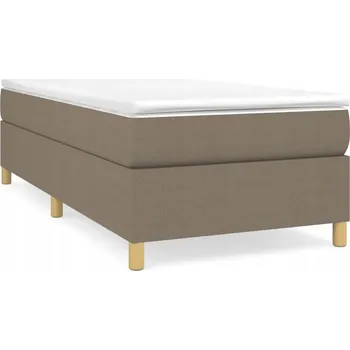 Postel Rám postele taupe 203 x 80 x 35 cm, pro matraci 80 x 200 cm