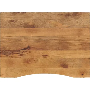 Psací stůl Dřevěná deska k psacímu stolu z manga, 100 x 80 x 2,5 cm, přírodní